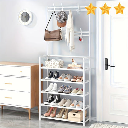 Shoe Rack, Entryway Shoe Organizer for Organized Everyday Storage detail image - detail view 8