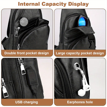 Sling Bag – Anti-Theft, Adjustable Strap – detail view 12