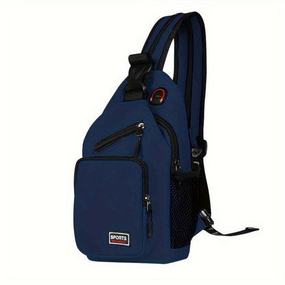 Sling Bag – Canvas, Adjustable Strap, for Travel & Everyday Use – front view