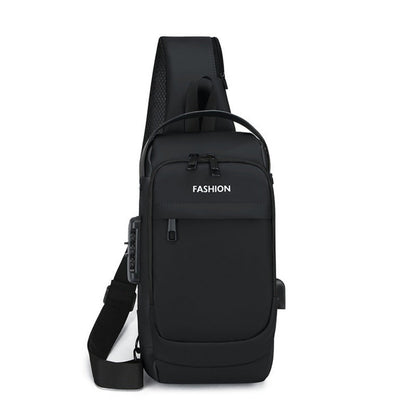 Sling Bag – Combination Lock, Large Capacity, Anti-Theft, for Travel & Work – detail view 8