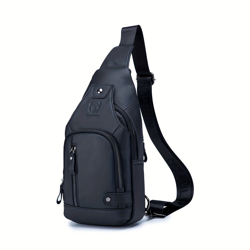 Sling Bag – Genuine Leather, for Travel & Everyday Use – detail view 4
