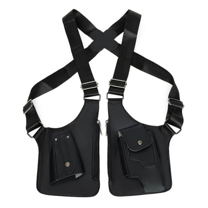 Sling Bag – Lightweight, Retro Underarm Multi Functional Vest – detail view 4