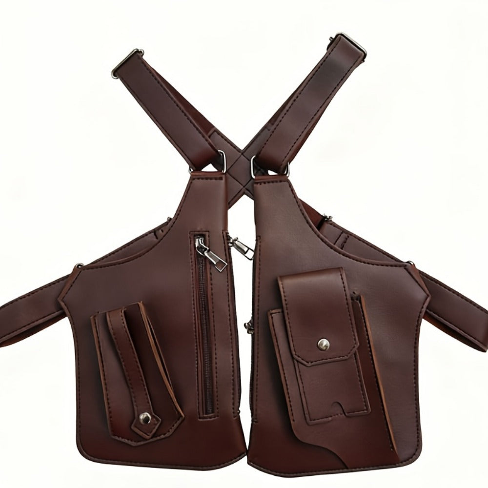 Sling Bag – Lightweight, Retro Underarm Multi Functional Vest – detail view 6