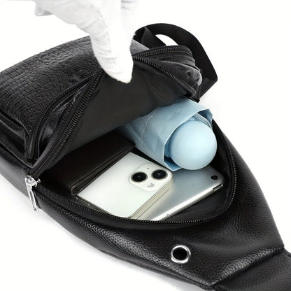 Sling Bag – Multi-Pocket, Adjustable Strap, for Travel & Work – detail view 4