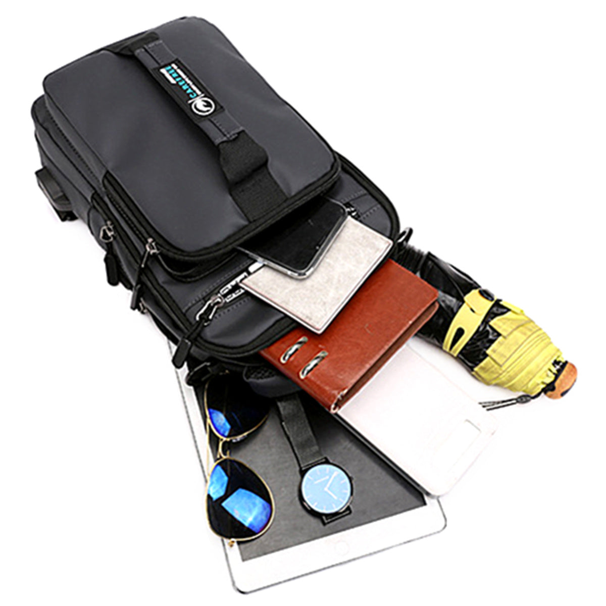 Sling Bag – Multi Pocket, Lightweight, for Travel & Everyday Use – detail view 19