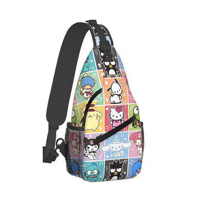 Sling Bag – Nylon, Lightweight, Adjustable Strap – detail view 2