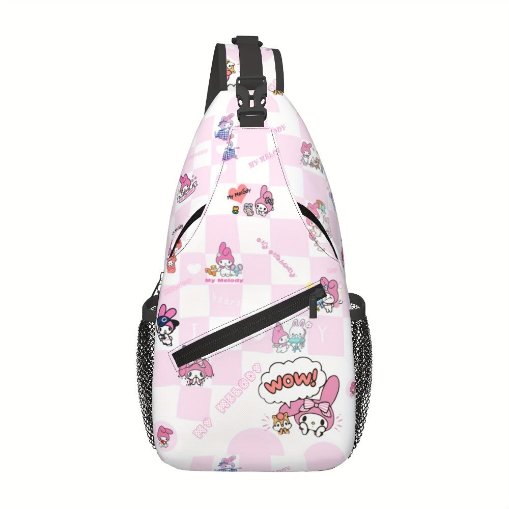 Sling Bag – Nylon, Lightweight, Adjustable Strap – detail view 9