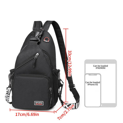 Sling Bag – Nylon, Lightweight, Compact, for Travel – detail view 15
