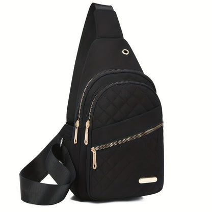 Sling Bag – Nylon, Multi-Pocket, Adjustable Strap, for Travel – detail view 7