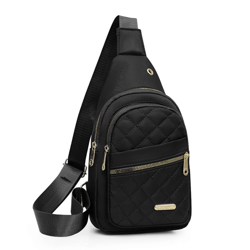 Sling Bag – Nylon, Multi-Pocket, Adjustable Strap, for Travel – detail view 8