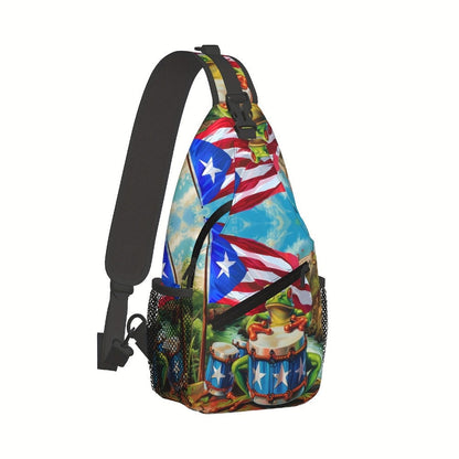 Sling Bag – Polyester, Foldable, Large Capacity, for Travel – alternate view