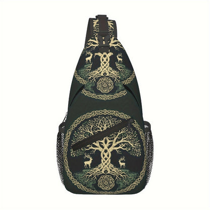 Sling Bag – Polyester, Large Capacity, Foldable, for Travel & Work – front view