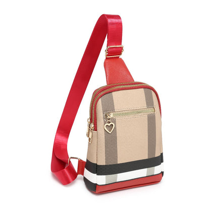 Sling Bag – 4 Colors, PU Leather, Multi Pocket, for Work – detail view 10