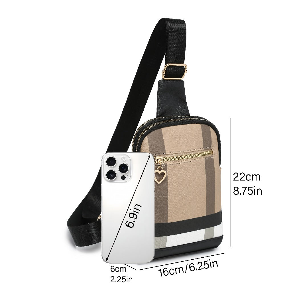 Sling Bag – 4 Colors, PU Leather, Multi Pocket, for Work – detail view 16