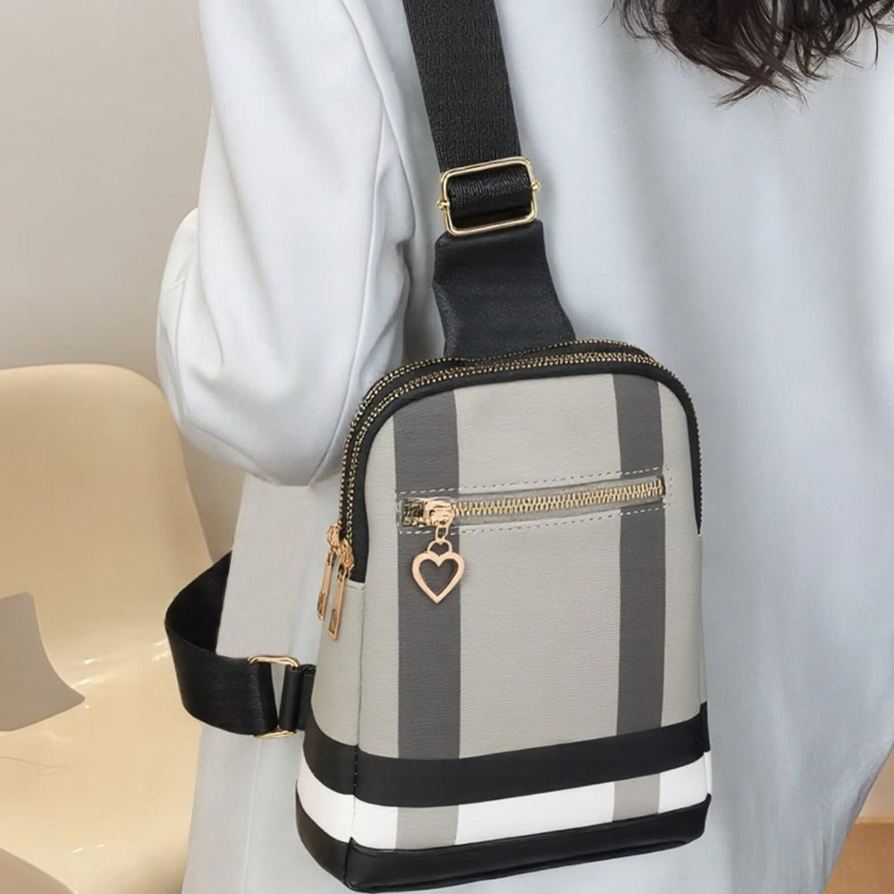 Sling Bag – 4 Colors, PU Leather, Multi Pocket, for Work – detail view 2