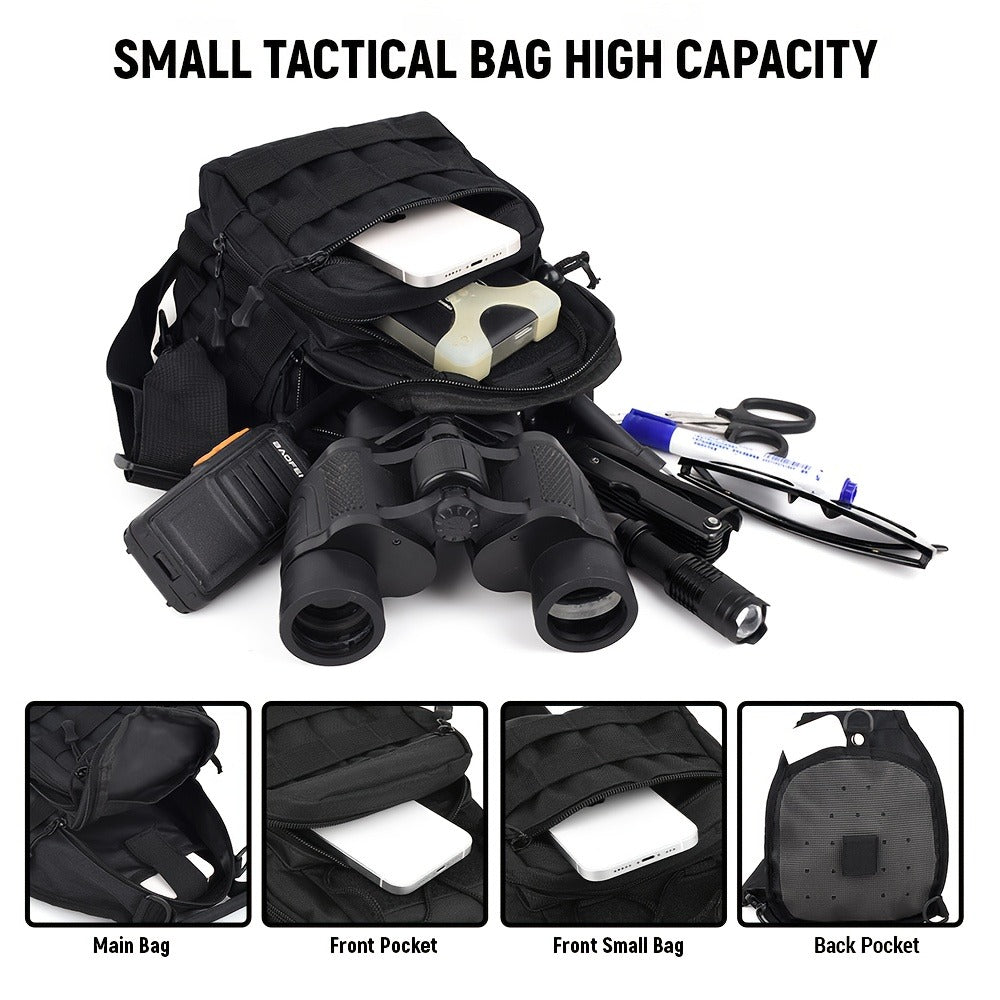 Sling Bag – for Travel, Oxford Cloth Chest Phone Pocket – detail view 15