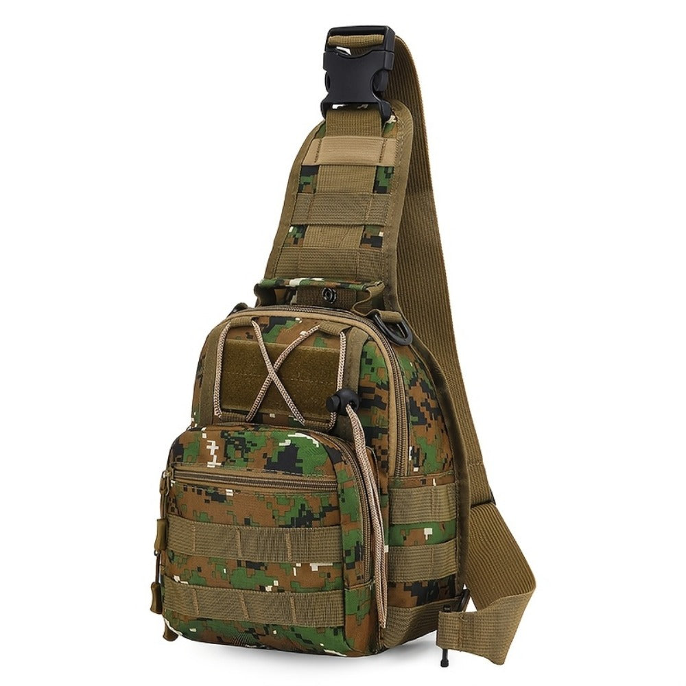 Sling Bag – for Travel, Oxford Cloth Chest Phone Pocket – detail view 6