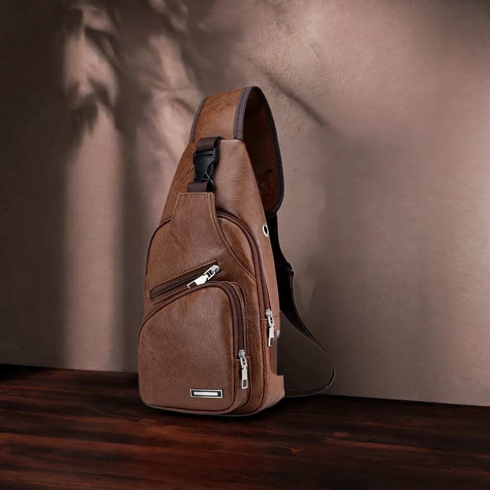 Sling Bag – USB Charging, Lightweight, for Travel – front view