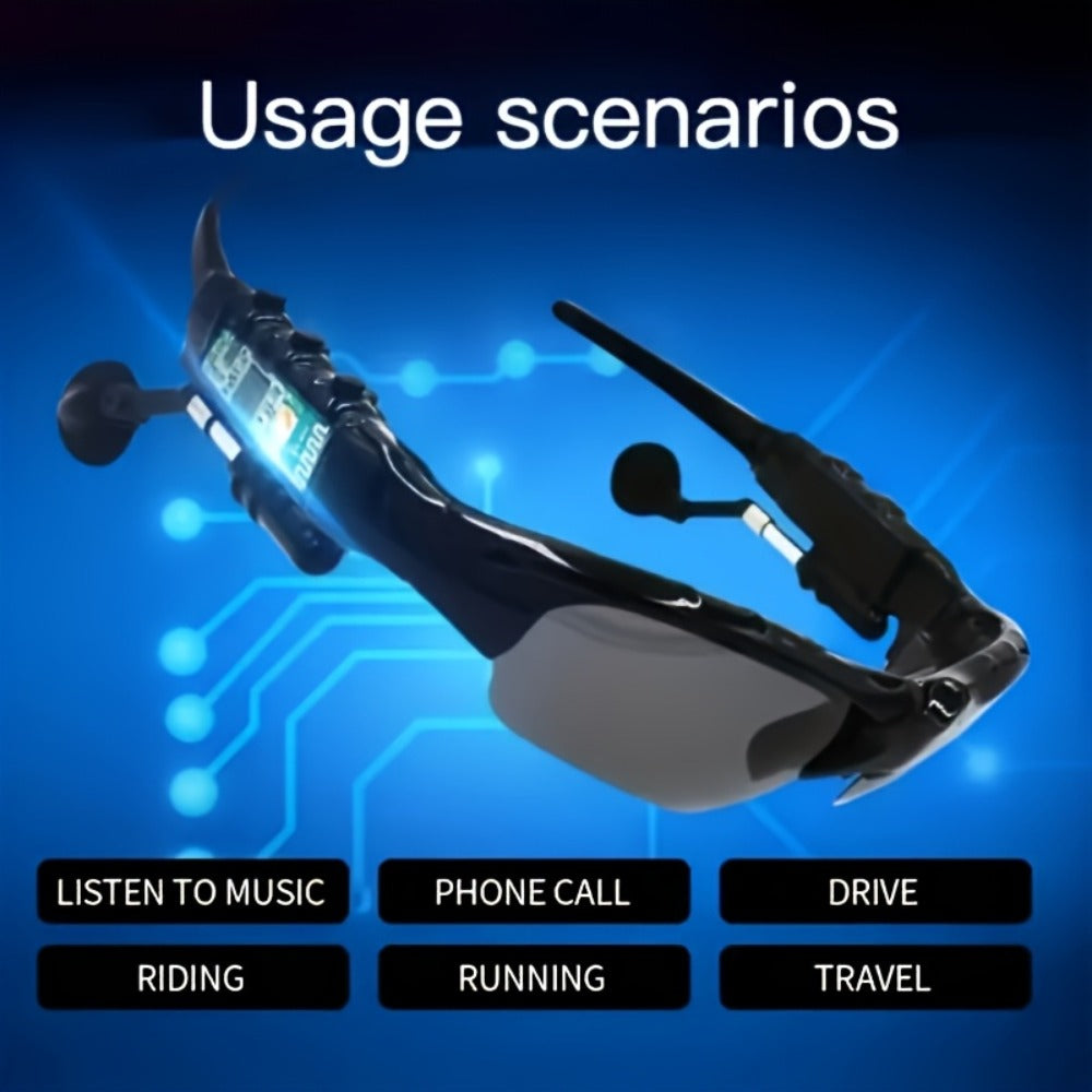 Smart Glasses - Bluetooth Wireless Headphones - Open Ear Audio Hands-Free Calls Music - product detail view 10