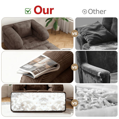 Sofa Bed with Fold-Out Lounger for Comfortable Everyday Seating detail image - detail view 24