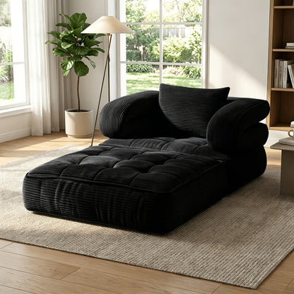 Sofa Bed with Fold-Out Lounger for Comfortable Everyday Seating detail image - detail view 3