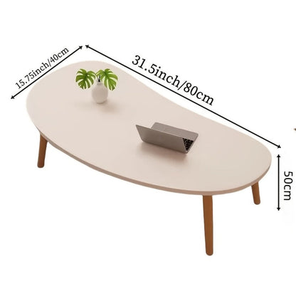 Solid Wood Wood Coffee Table, Modern Accent Table for Living Room detail image - detail view 10