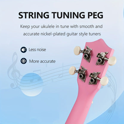 Soprano Ukulele, Beginner, Kit, Guitar for Lessons and Practice detail image - detail view 13