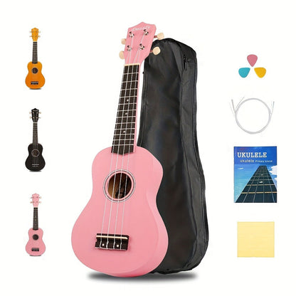 Soprano Ukulele, Beginner, Kit, Guitar for Lessons and Practice detail image - detail view 14