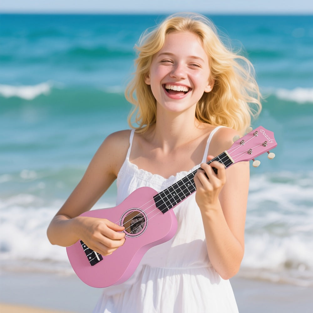 Soprano Ukulele, Beginner, Kit, Guitar for Lessons and Practice detail image - detail view 17