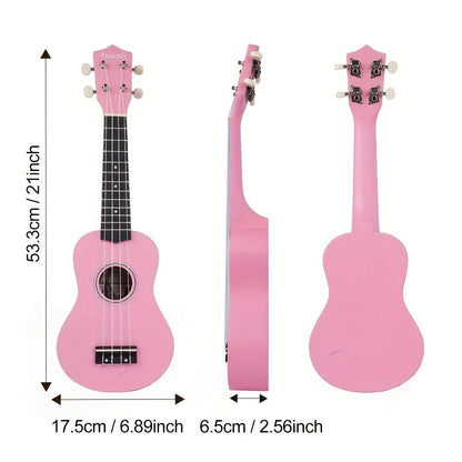 Soprano Ukulele, Beginner, Kit, Guitar for Lessons and Practice detail image - detail view 7