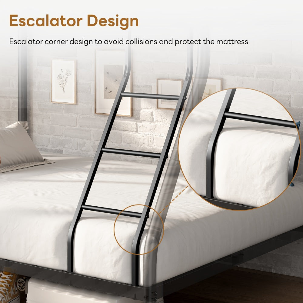 Space-Saving Heavy-Duty Bunk Bed for Bedroom Comfort and Support detail image - detail view 8