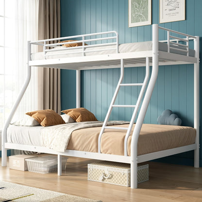 Bunk Bed shown in the White(Twin Over Full) option