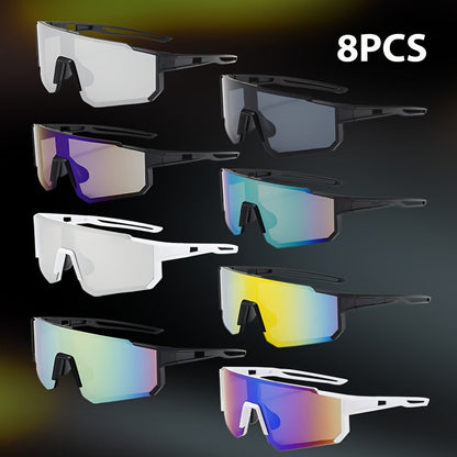 Sports Goggles - 8 Pack Large Frame Lightweight for Men Women - Anti-UV Protective Eyewear - product detail view 4