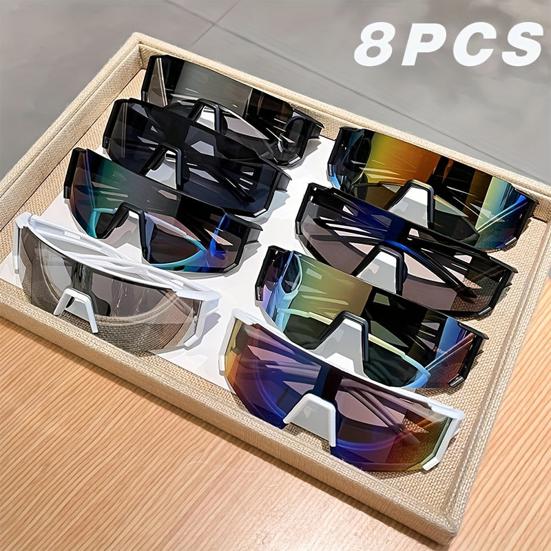 Sports Goggles - 8 Pack Large Frame Lightweight for Men Women - Anti-UV Protective Eyewear - product detail view 10