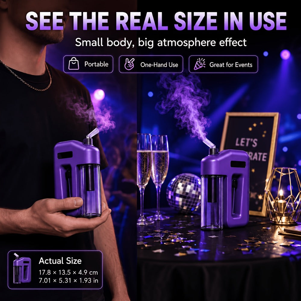 Stage Fog Machine, Portable, Mist, Set for Stage and Party Lighting detail image - detail view 4