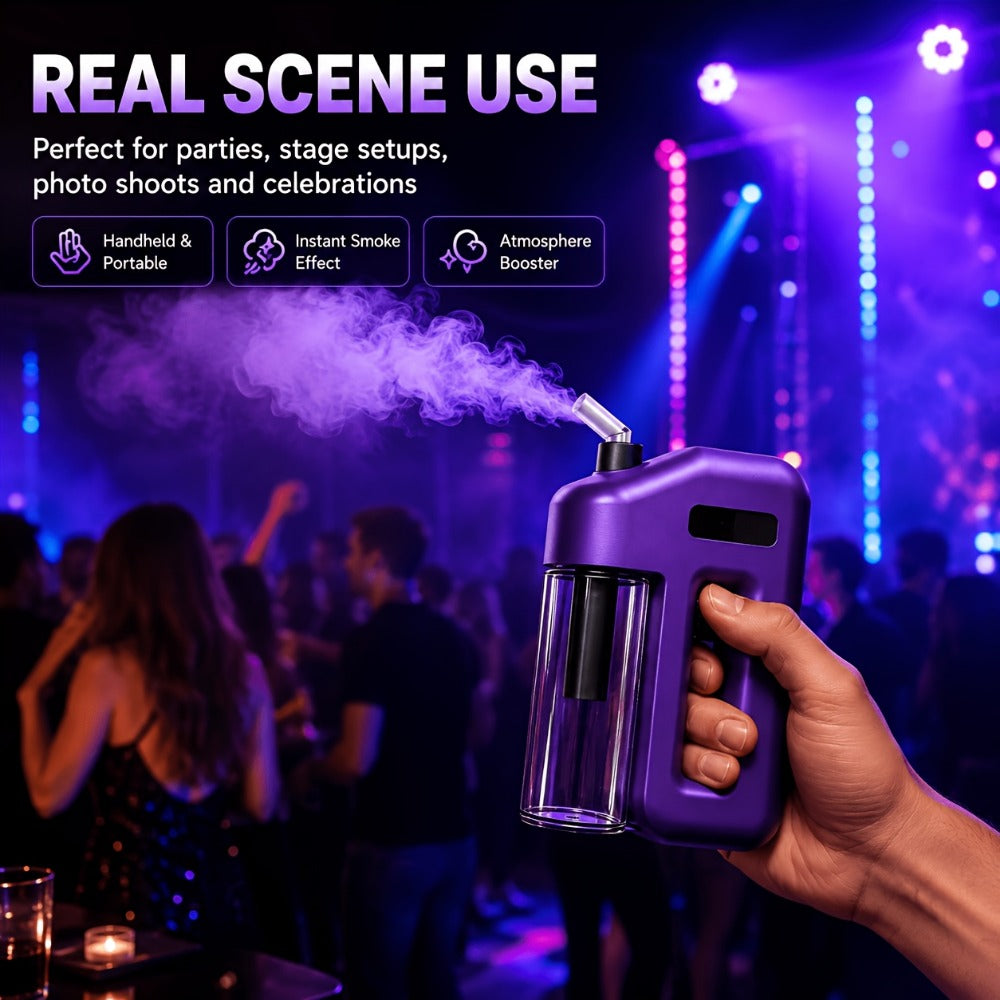 Stage Fog Machine, Portable, Mist, Set for Stage and Party Lighting detail image - detail view 5
