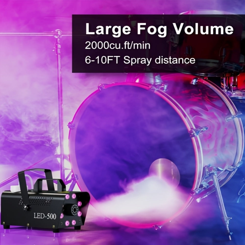 Stage Fog Machine, Remote Control, Dynamic, LED, Colors for Stage and Party Lighting detail image - detail view 6