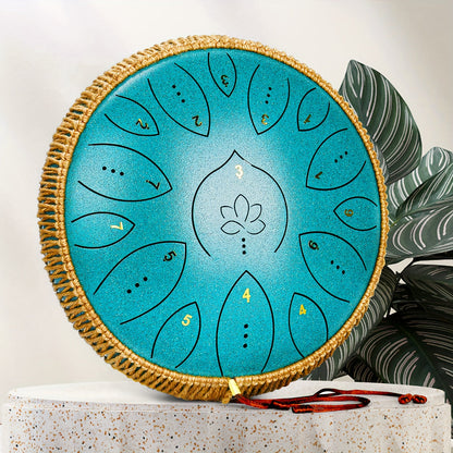 Steel Tongue Drum, 13-Inch 15-Note shown in the Malachite Green option