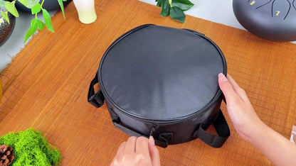 Steel Tongue Drum, 8-Inch 11-Tone Set with Bag, Mallets and Music Book detail image - detail view 14