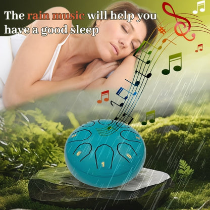 Steel Tongue Drum, 8-Inch 11-Tone Set with Bag, Mallets and Music Book detail image - detail view 7