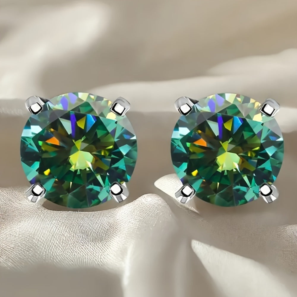 Stud Earrings for Women - S925 Silver for 2 Pack - Exquisite Luxury Hypoallergenic Drop Set, Elegant - product detail view 7
