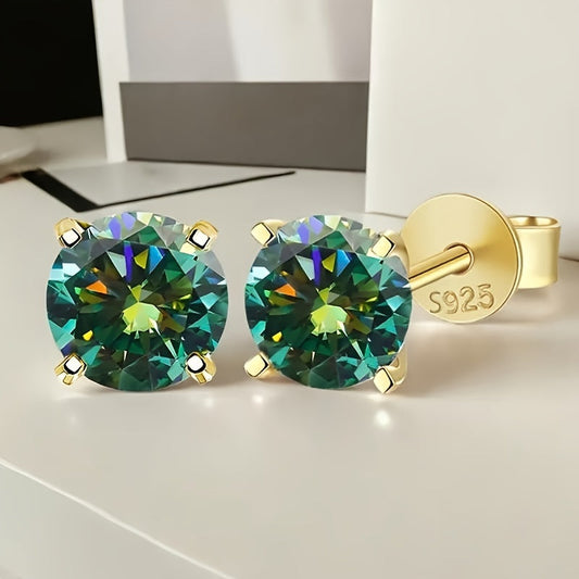 Stud Earrings for Women - S925 Silver for 2 Pack - Exquisite Luxury Hypoallergenic Drop Set, Elegant - product detail view 10