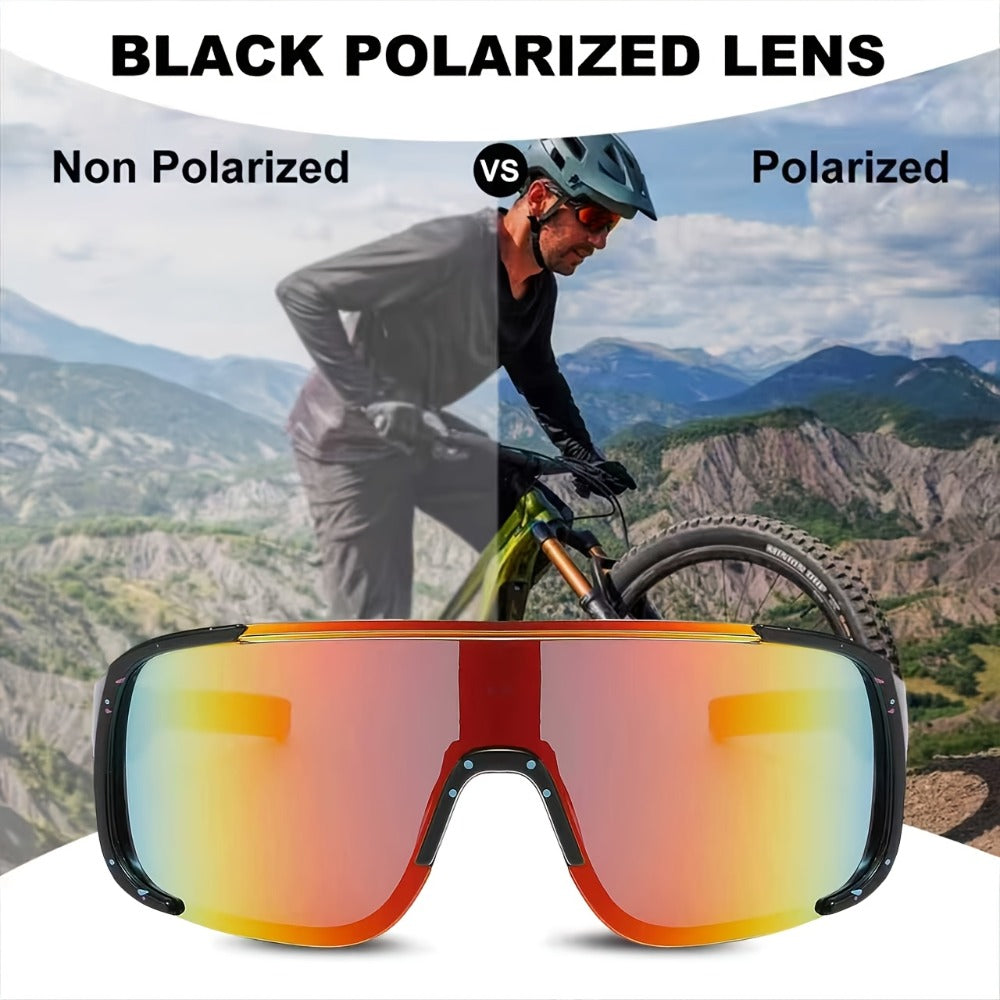Sunglasses for Men - Anti Glare Glasses 6 Pairs Unisex Lightweight PC Frame HD Lenses Outdoor - product detail view 4