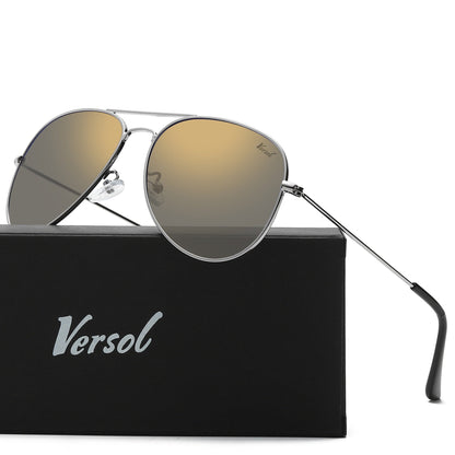 Sunglasses for Men - Aviator Polarized for & Women Mirrored Oversized Pilot Frame 139mm - product detail view 23