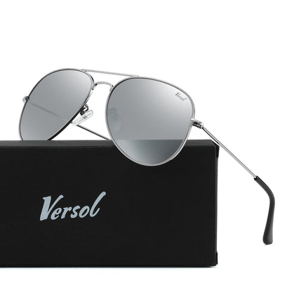 Sunglasses for Men - Aviator Polarized for & Women Mirrored Oversized Pilot Frame 139mm - product detail view 24
