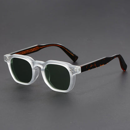Sunglasses for Men - Bohemian Polygonal Full Frame AC Lens Geometric Eyewear for & Women - product detail view 22