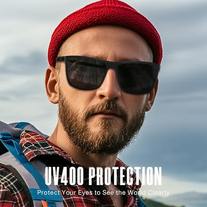 Sunglasses for Men - Bulk 12 Pack for & Women Classic Square Retro UV400 Wholesale Eyewear Set - product detail view 5