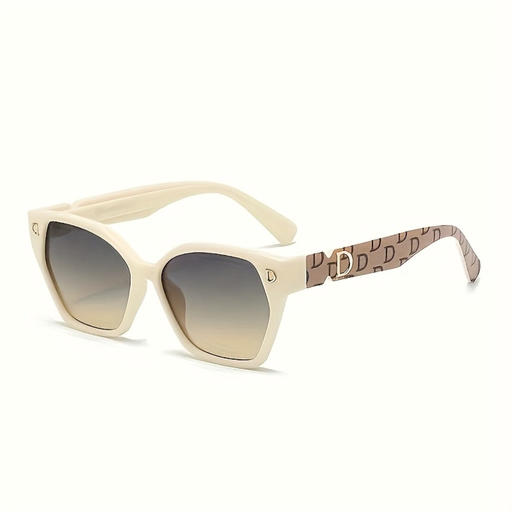 Sunglasses for Men - Cat Eye Glasses Non-Prescription for Women , Trendy Cat-Eye Slanted Frame - product detail view 7