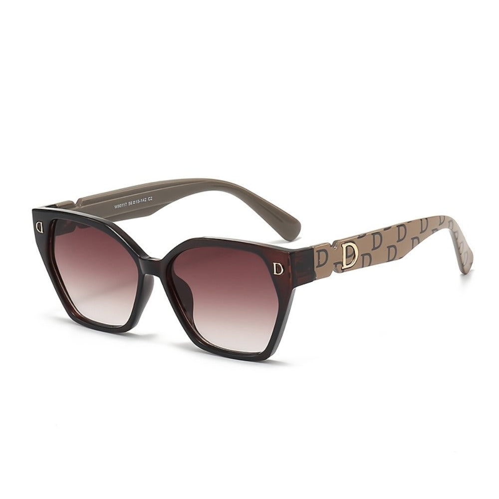 Sunglasses for Men - Cat Eye Glasses Non-Prescription for Women , Trendy Cat-Eye Slanted Frame - product detail view 11