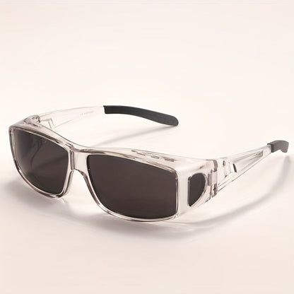 Sunglasses for Men - Fit Over Rectangular Fashion Eyewear Unisex Over Prescription Glasses - product detail view 5